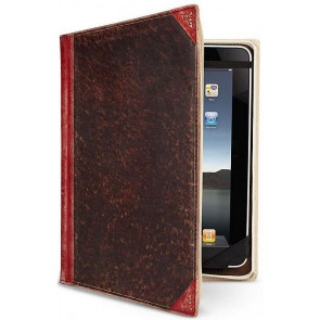 Sleeve Twelve South BookBook iPad Case Vibrant Red Open 1 iPad Black