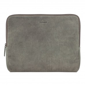 Burkely Antique Avery Laptop Sleeve Grey 13.3 inch Voorkant