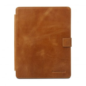 dbramante1928 Copenhagen Leather Folio Case iPad 2 / 3 / 4 Golden Tan voorkant