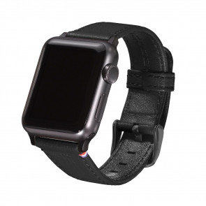 Decoded Leather Apple Watch Strap 42mm Black
