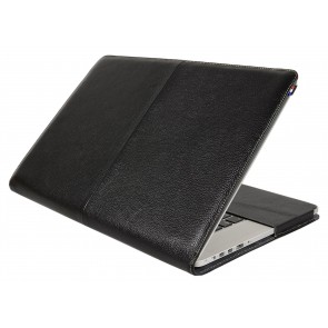 Decoded Leather Sleeve MacBook Pro 15 inch Retina Black Voor-zijkant
