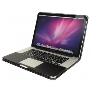 Decoded Leather Sleeve MacBook Pro 15 inch Retina Black Open