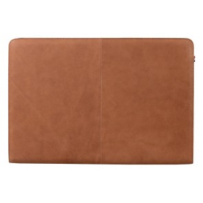 Decoded Leather Sleeve MacBook Pro 13 inch Retina Vintage Brown Voorkant