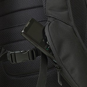Laptoprugzak Ellehammer Deluxe Backpack Black 17 inch Vakje schouderband
