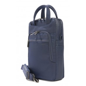 Tucano Work_Out II Vertical Bag for Macbook Air 11 inch Blue Zijdelings