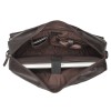 Burkely On The Move Laptopbag Flap Brown 15 inch Open