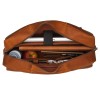 Burkely On The Move Laptopbag Flap Cognac 15 inch Open