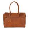 Burkely On The Move Laptopbag Zipper Cognac 15 inch Voorkant