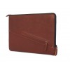 Decoded Leather Slim Sleeve MacBook Pro 13 inch / Pro Retina 13 inch Brown Voorkant
