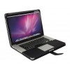 Decoded Leather Sleeve MacBook Pro 13 inch Retina Black Strap Open met MacBook