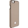 Just Mobile Quattro Back Cover iPhone 6/6S Beige achterkant met goud iPhone
