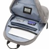 Knomo Beauchamp Backpack Grey 14 inch vakjes