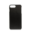 Knomo iPhone 8 Plus / 7 Plus Hoesje Leather Snap On Case Black