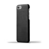 Mujjo Leather Case iPhone 7 Black Achterkant