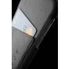 Mujjo Leather Wallet Case iPhone 6/6S Black detail pasje