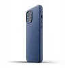 Mujjo Leren iPhone 12 Pro Max Hoesje Blauw