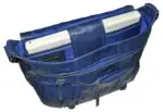 Laptoptas Decoded Messenger Pure 13 inch Blue Binnenzijde