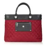 Laptoptas Knomo Rimini Tote Berry 13 inch Voorzijde