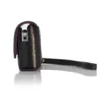 Knomo iPhone 4/4S Leather Purse Black Zijkant