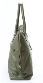 Laptoptas BeauBags Juliet Olijfgroen 13.3 inch Zijkant