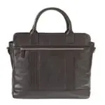 Laptoptas BeauBags Olivier Donkerbruin 13-17 inch Achterkant