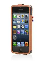 Decoded iPhone 5/5S Leather Frame Brown Voorkant