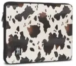 Walk on Water Laptop Sleeve Cowskin MacBook Pro 15 inch Brown Voorkant