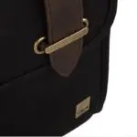 Laptoptas Knomo Padstow Briefcase Black 13 inch Detail Sluiting