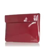 Laptop Sleeve Knomo Envelope Red Patent MacBook Air 13 inch Voorkant