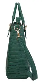 Laptoptas SZY by Soozy Gregory Green 15.4 inch Zijkant