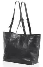 Laptoptas Decoded Women's Shopper 15 inch MacBook Black Voorkant