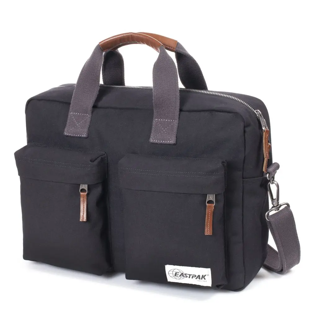 Laptoptas Eastpak Tomec Lifelike Black 15 inch Voorkant Laptoptas Eastpak Tomec Lifelike Black 15 inch Voorkant