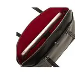 Laptoptas Knomo Beaumont Shoulderbag Black 14 inch Open