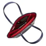 Laptoptas Knomo Cavendish Tote Marine 14 inch Open