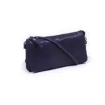 Burkely Lizard portemonnee & iPhone wallet Denim Blue Voorkant