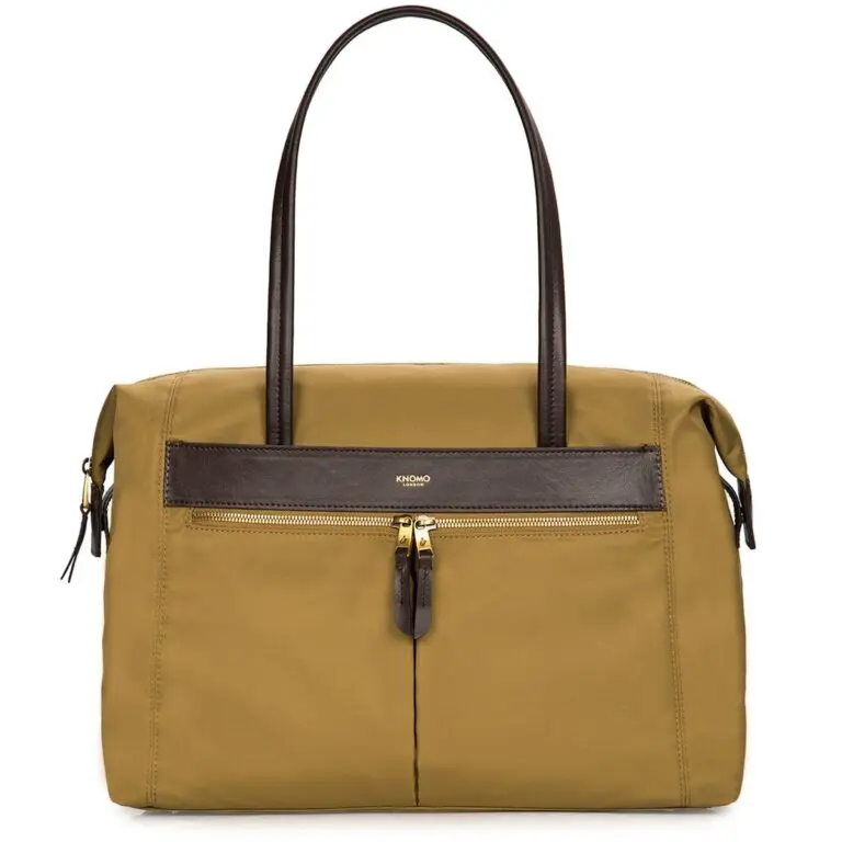 Knomo Curzon Shouder Tote Antique Bronze 15 inch Voorkant