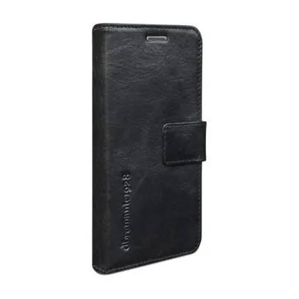 dbramante1928 Copenhagen Leather Wallet Samsung S5 Black voorkant schuin links