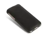 Decoded iPhone 7/6/6S Leather Flip Case Black Liggend
