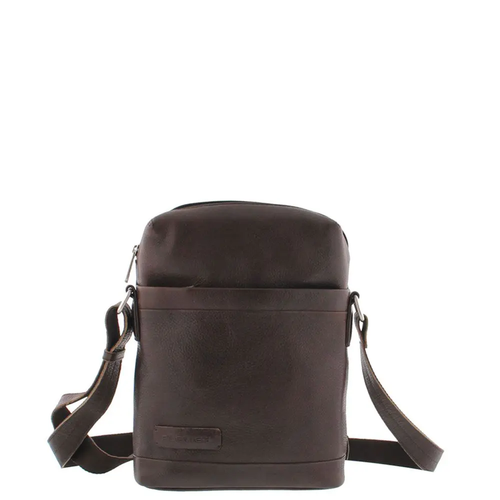 Plevier Tablet Schoudertas Dark Brown 10 inch Voorkant Plevier Tablet Schoudertas Dark Brown 10 inch Voorkant