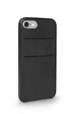 Twelve South Relaxed Leather Case Pockets iPhone 8/7 Black Achterkant