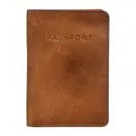 Burkely Noble Nova Passport Cover Cognac Voorkant