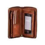 Burkely Noble Nova Travel Wallet Bruin Open