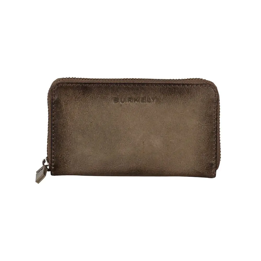 Burkely Noble Nova Wallet M Khaki Voorkant Burkely Noble Nova Wallet M Khaki Voorkant