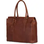 Burkely Dames Leren Laptoptas 16 inch Antique Avery Doris Cognac Voorkant