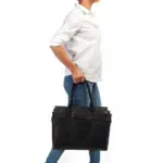 Burkely Dames Leren Laptoptas 16 inch Antique Avery Doris Zwart Model