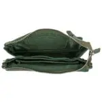 DSTRCT Dames Clutch Portemonnee Portland Road Groen Open