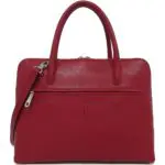 Gigi Fratelli Dames Leren Laptoptas 13.3 inch Romance Business ROM8013 Rood Achterkant