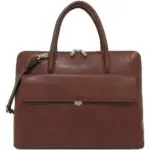 Gigi Fratelli Dames Leren Laptoptas 13.3 inch Romance Business ROM8013 Brandy Voorkant