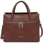Gigi Fratelli Dames Leren Laptoptas / Tablet tas 10 inch Romance Business ROM8010 Brandy Voorkant