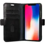 dbramante1928 Copenhagen Leather Wallet iPhone XR Zwart Open